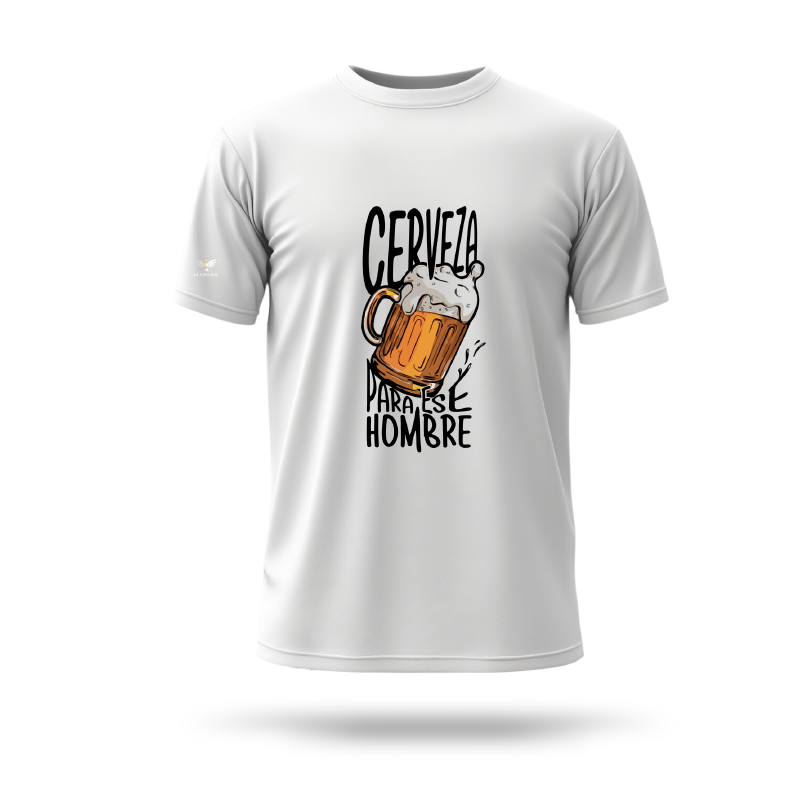Polera Blanca Cerveza