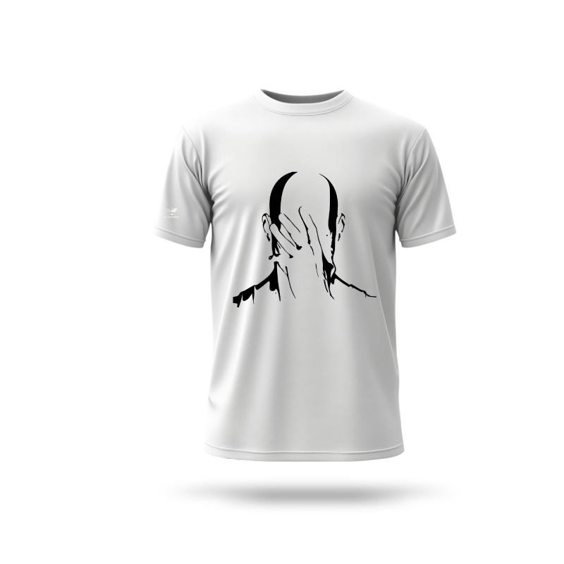 Polera Blanca Mano Invisible