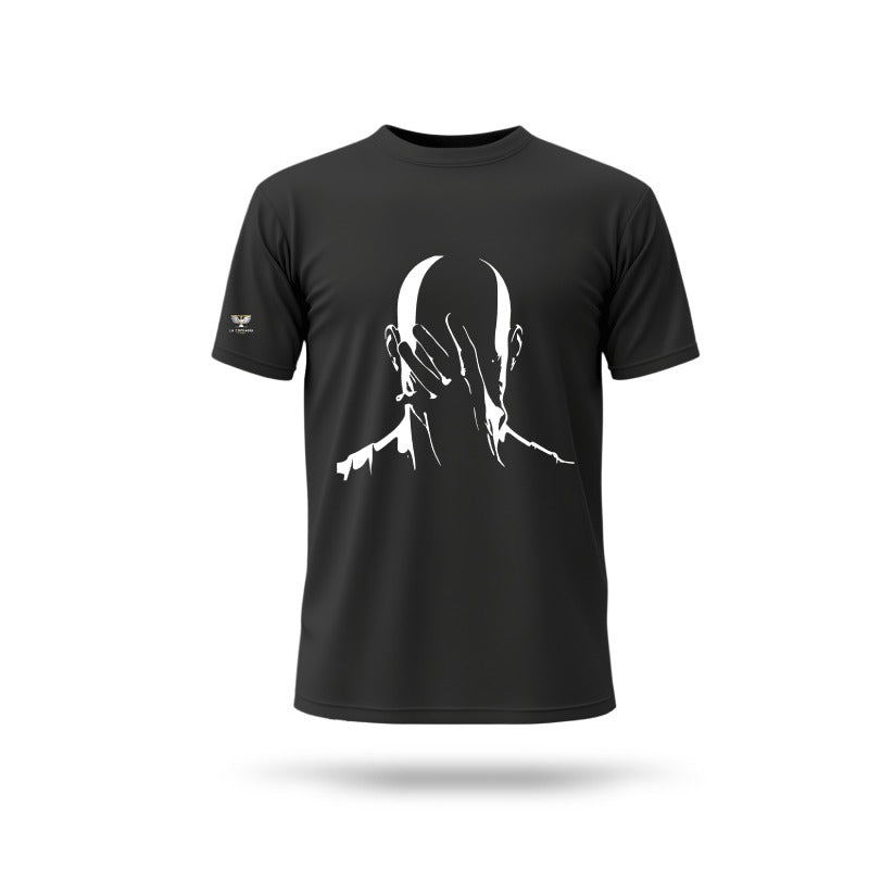 Polera Negra Mano Invisible