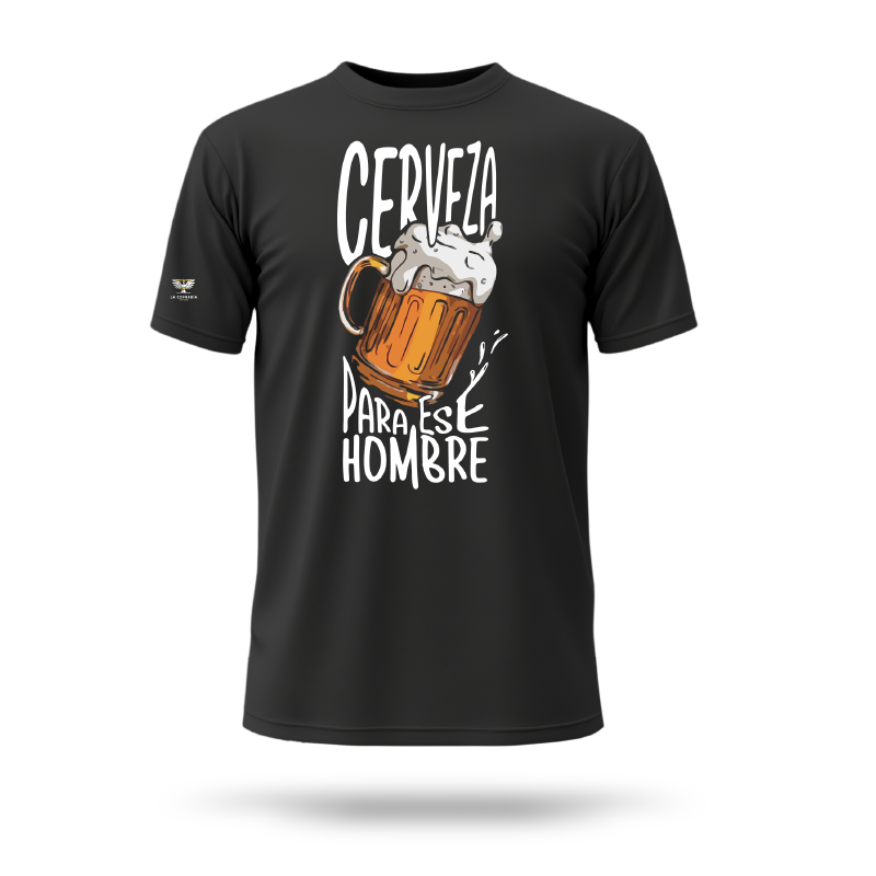 Polera Negra Cerveza